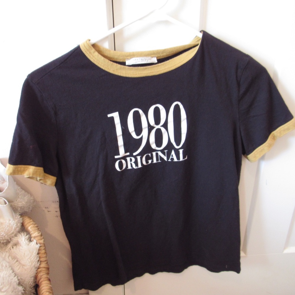 Black 1980 original tee